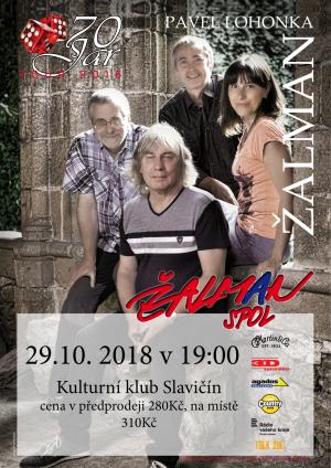 Koncert Žalman a spol. - Slavičín 29. 10. 2018 1