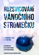 Rozsvicování vánočního stromečku - Študlov 7. 12. 2018 1