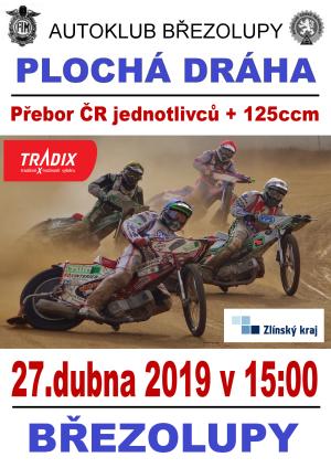 Závod seriálu Přeboru ČR jednotlivců -  27. 4. 2019 Plochá dráha Březolupy 1