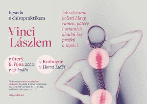 plakát - beseda s chiropraktikem