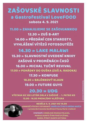 Zašovské slavnosti a Gastrofestival Love FOOD - 4. 9. 2021 1