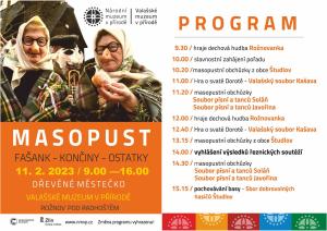 Masopust - 11. 2. 2023 Valašské muzeum v přírodě Rožnov pod Radhoštěm 1