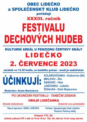 Festival dechových hudeb - 2. 7. 2023 Lidečko 1