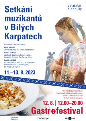 Plakát - Setkání muzikantů v Bílých Karpatech, Gastrofestival