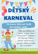 Plakát - Karneval v Horní Lidči