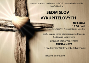 Sedm slov Vykupitelových - 10. 3. 2024 Lidečko 1