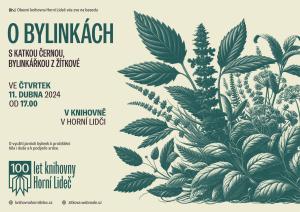 Beseda "O bylinkách" - 11. 4. 2024 v knihovně v Horní Lidči 1