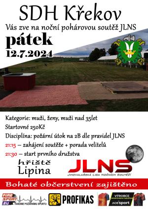 Noční pohárová soutěž JLNS - 12. 7. 2024 hřiště Lipina 1