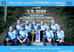 Hasičská soutěž „O putovní pohár veteránů z Lidečka“ - 1. 9. 2024 Lidečko 1