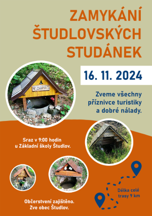 Plakát - Zamykání študlovských studánek