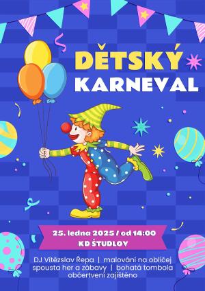 Plakátek - Dětský karneval