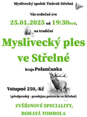 Myslivecký ples ve Střelné - 25. 1. 2025 1