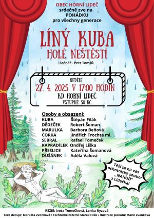 Divadelní představení "Líný Kuba, holé neštěstí" - 27. 4. 2025 Horní Lideč 1